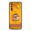 Pumpkin Autumn Leaves Coffee Case For Realme C67 C63 C55 C53 C35 C25 C21 GT 2 3 5 6 10 11 12 13 Pro Plus 5G Soft TPU Phone Cover