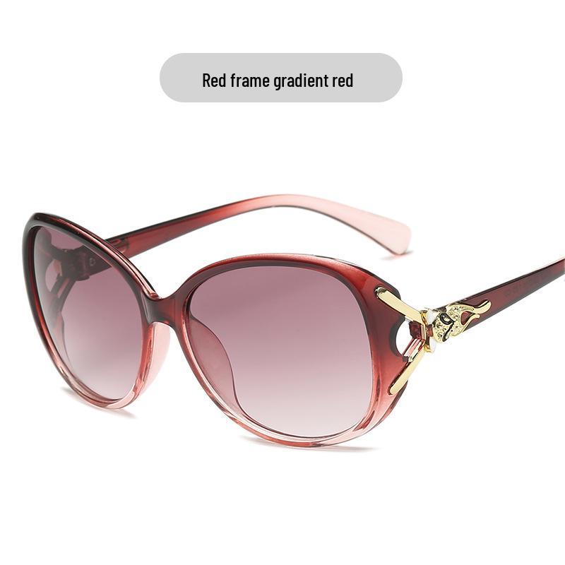Women's New Fashion Fox Head Color-Changing Sunglasses 8842 - Large Frame