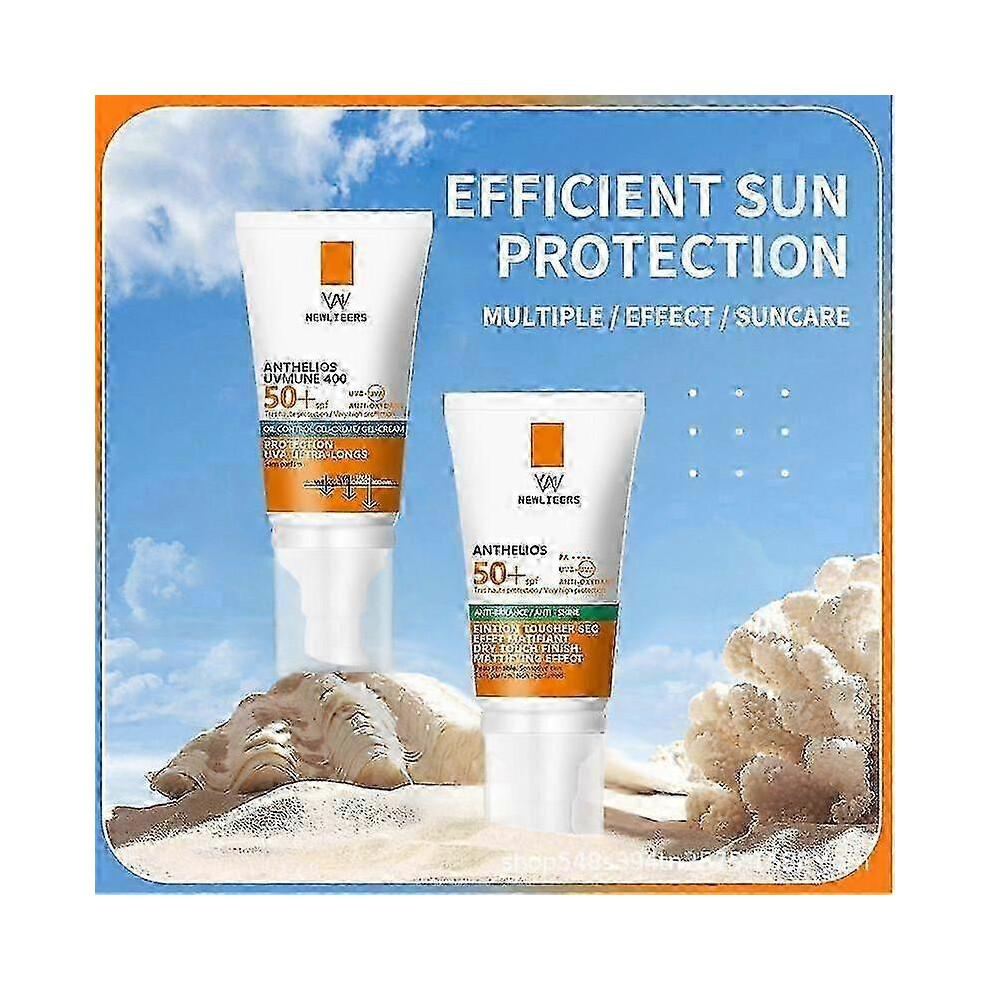 Sunscreen SPF 50+ PA++++, , Hydrating Sun Cream for Face & Body, Ultra Light & Waterproof Suncream Factor 50, UVA & UVB Protection, Travel-Friendly Su