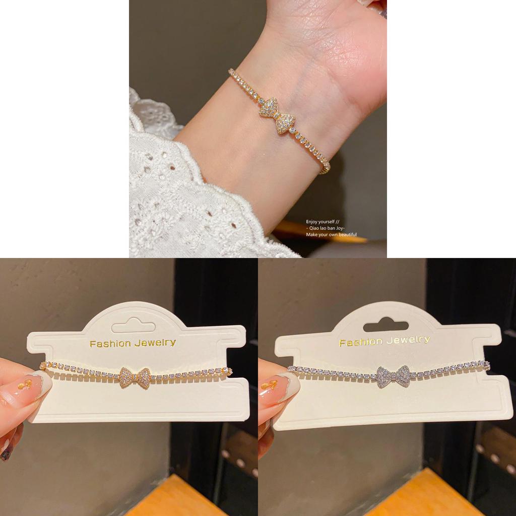 Elegant Zircon Butterfly Pendant Bracelet With Rhinestone Embellishments For Womens Fashion