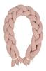 Muslin Braid Cot Bumper 200cm Powder Pink