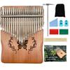 Kalimba Duimpiano: 17-Toons & 21-Toons Muziekinstrument voor Beginners voor Kinderen