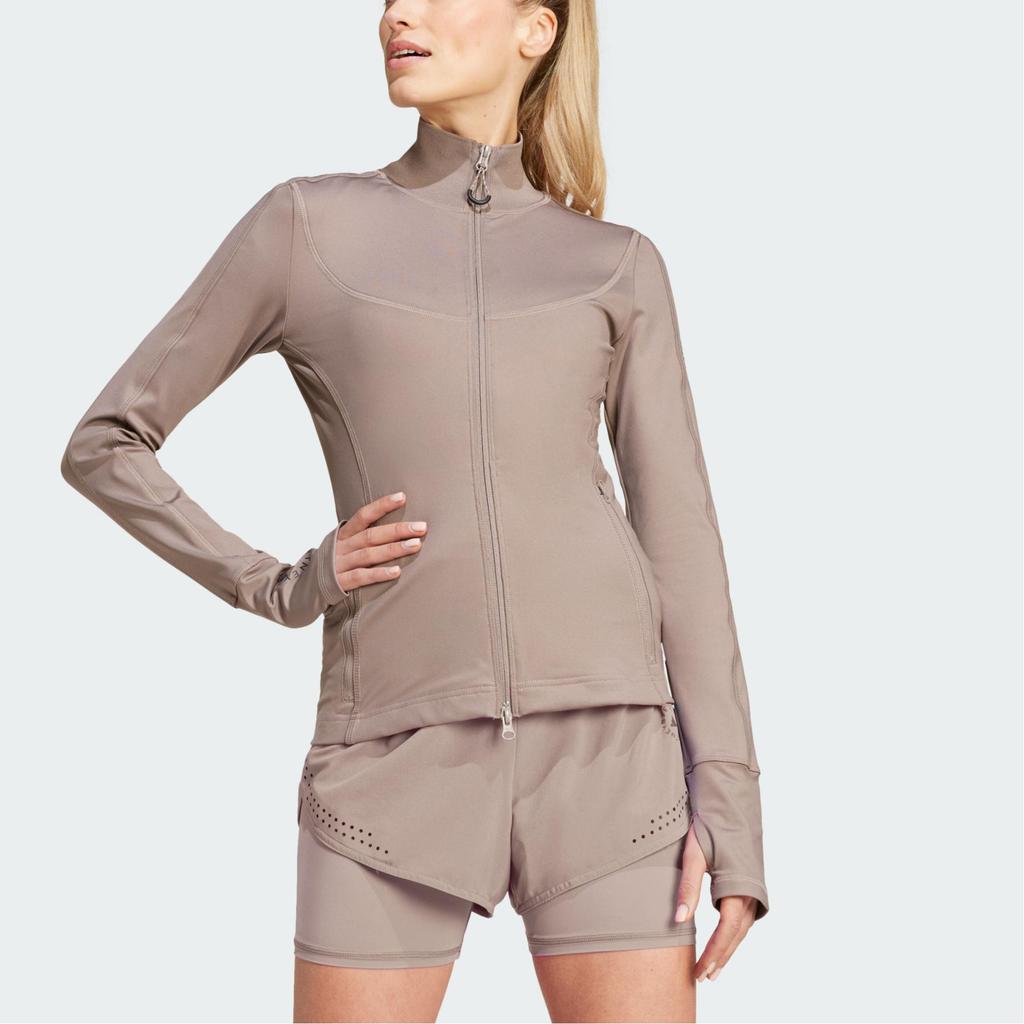 adidas By Stella McCartney Truepurpose Training Midlayer Jacket Women Tech Earth Grey IT8234