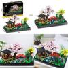 Kit de Blocos de Construção Micro ABS Para Decoração de Jardim Zen Brincadeira Criativa DIY