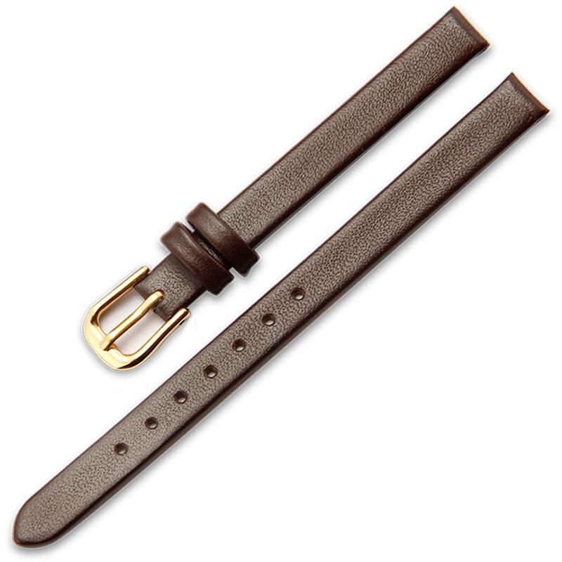 

Женский мягкий ремешок-браслет для часов из коровьей кожи - Варианты коричневого/черного цвета 10mm Wide