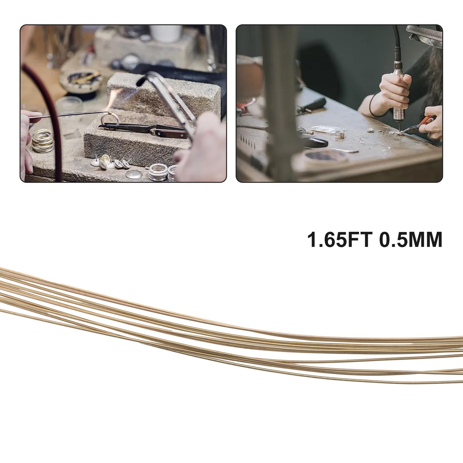 

Practical High Quality Silver Welding Rods Soldering Rods Necklaces Soldering Wire 1.64ft For Jewelry Pendants China Mainland