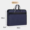 Oxford Cloth Business Briefcase: Large Zippered File & Computer Storage Bag