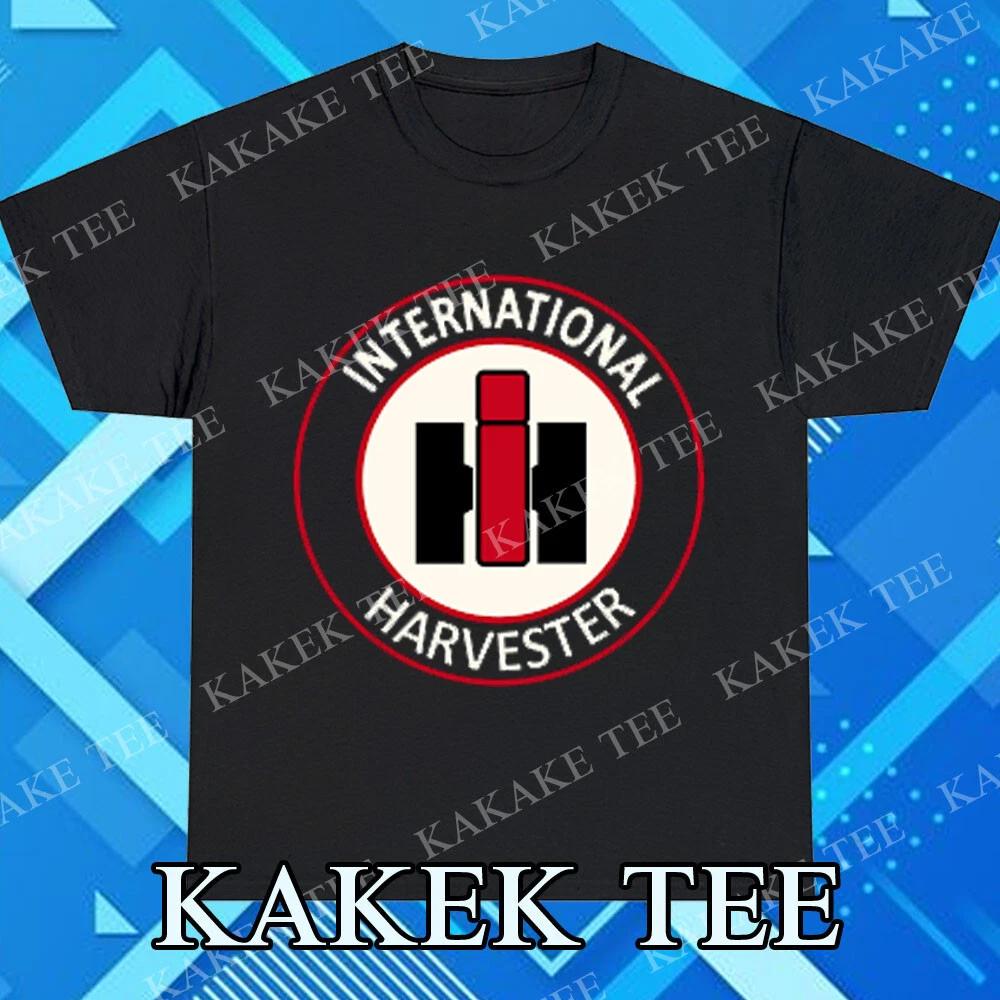 New IH International Harvester Logo T-Shirt Funny Size S to 5XL L