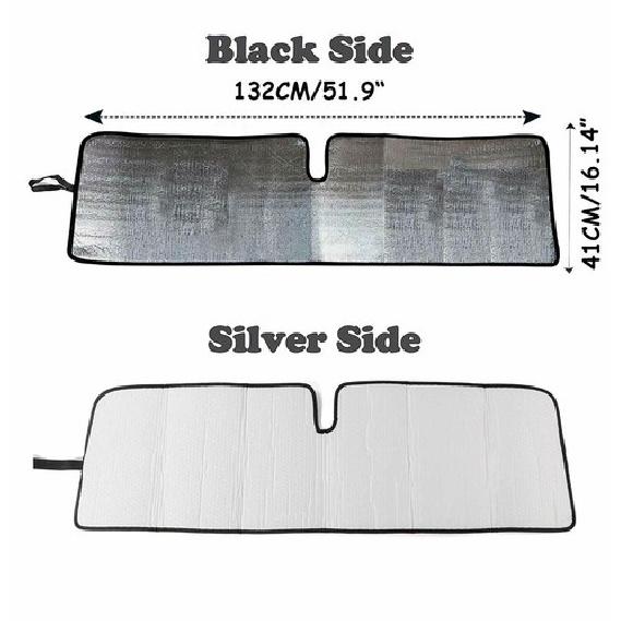 For Jeep Wrangler JK JKU 2007-2018 Windshield Sunshade Sun Shade Heat Protection