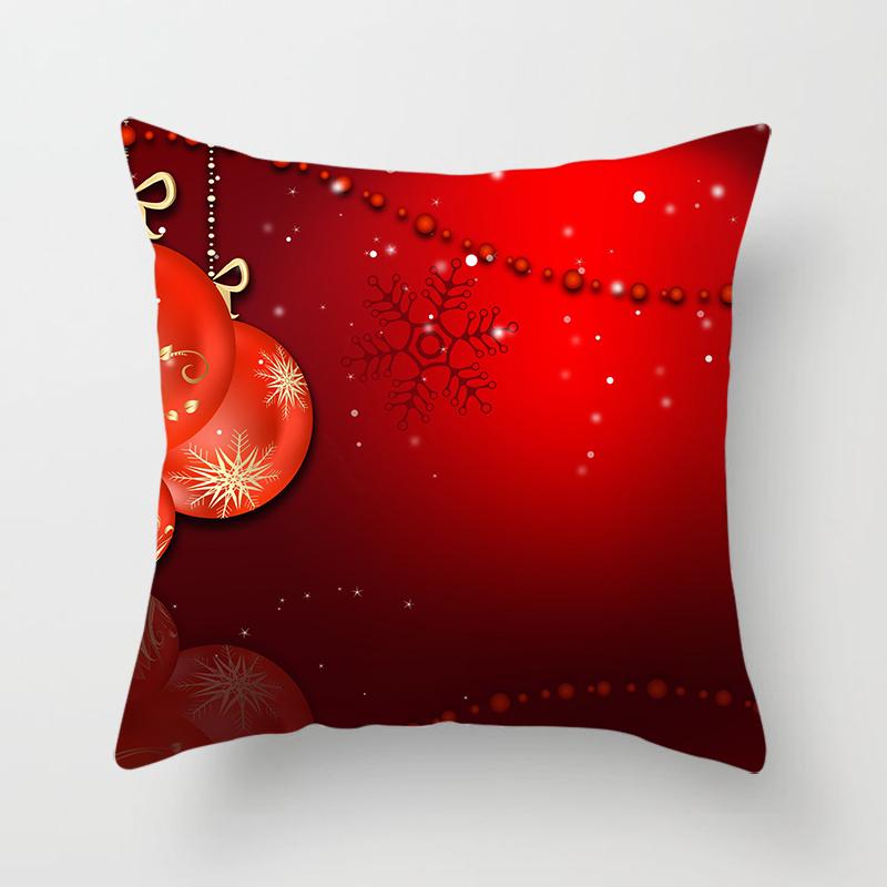 Merry Christmas Throw Pillow Cover Christmas Red Throw Pillow Cover For Sofa Home Decor