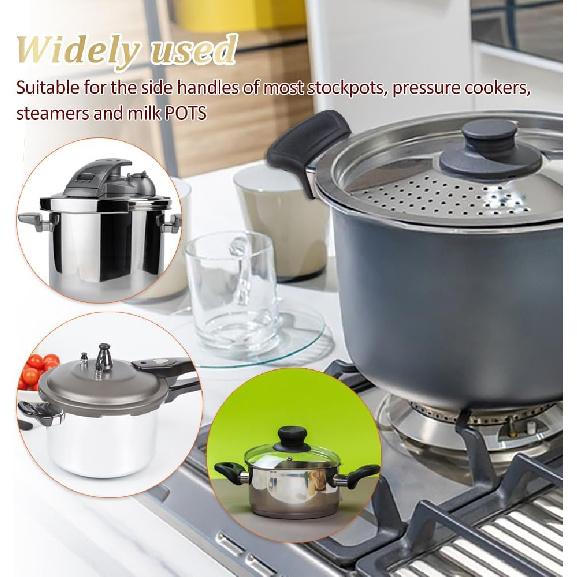 ZORZA 1Pair Replacement Handles for Pots and Pans Practical Pot Short Side Handles Pressure Cooker Handle Kit Compatible with Carote & Revere Ware