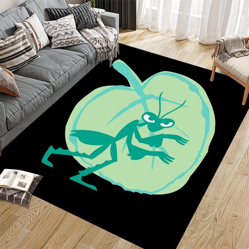 A Bug's Life Home Sofa Decoration for Living Room & Bedroom, Non‑Slip Play Flannel Floor Mat for Game Room