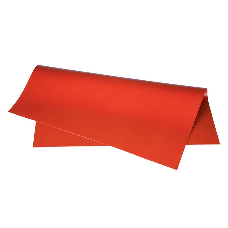 1 Piece Red Silicone Rubber Board High Temperature Resistant Silicone Rubber Sheet Plate Mat Thick 1-5mm Size 500X500mm