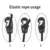 10 Pezzi Gancio Bungee in Plastica Nera Tenditore per Corda Gancio Strumento Fisso Gancio di Fissaggio Bungee per Kayak Canoe Barche Accessori