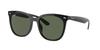 Sunglasses RB4379D Green Lens 55 Ray-Ban Black/Gray