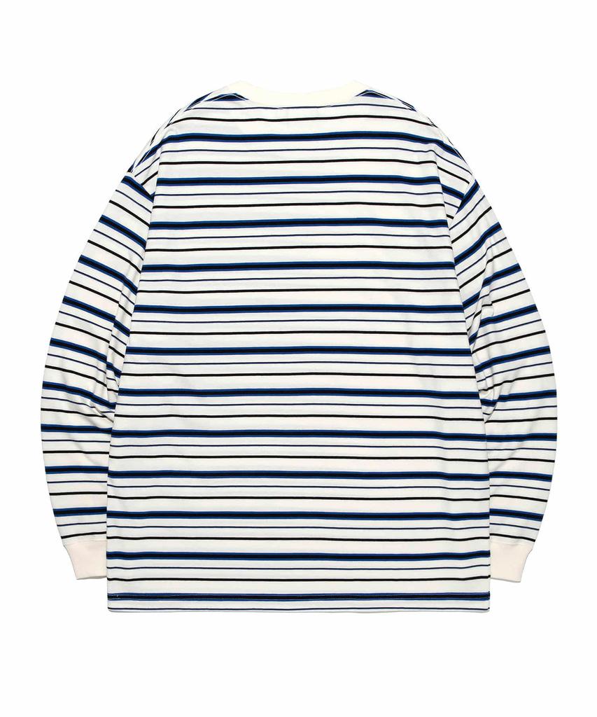 Lee Multistripe Long Sleeve T-Shirt Ivory