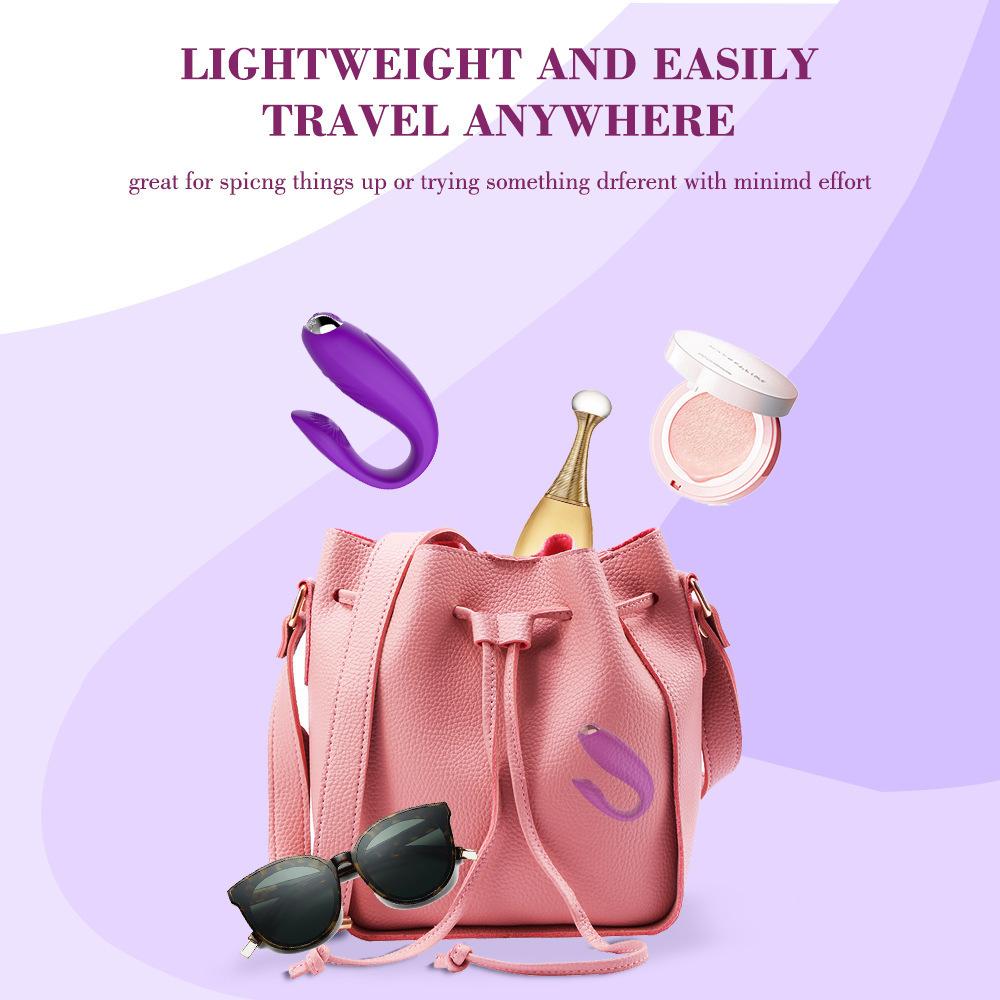 U Shape Vibrator with 10 Frequency Vibration Sex Toy Vagina Massager G Spot Clitoris Stimulation Adult Sex Toy for Women Couples