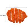 1Set Lifelike PVC Artificial Chicken Cutlet Fake Fried Chicken Prop for Restaurant Decor Bakery Display Photo Props Home Kitchen