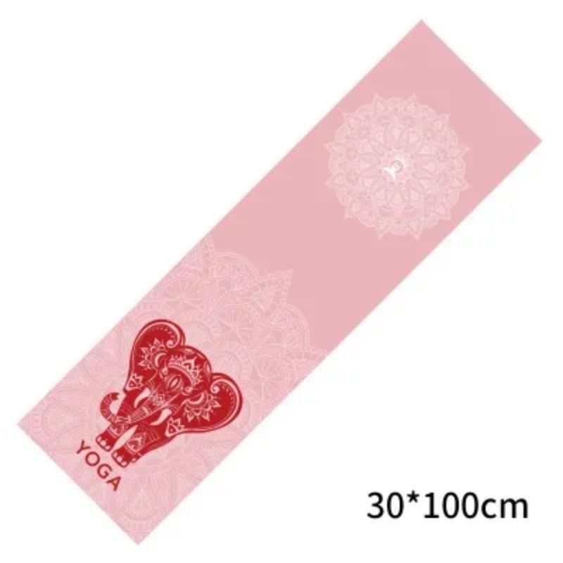 Yoga Towels Fitness Towels Suede Printed Microfiber Athletic Travel Quick-drying Sweat-absorbent Yoga Athletic Towel Cushion Pilates