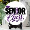 2D Flat Aluminum 2026 Graduation-themed Wall Hanging Souvenir Gift Available in Various Sizes Purple and Black Color Scheme, Preppy Style Ideal for