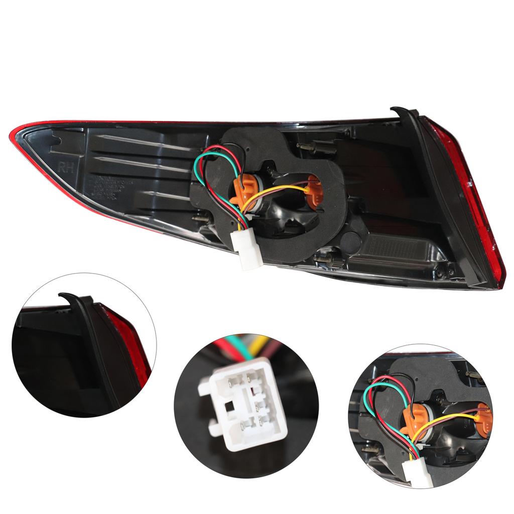 Right Passenger Side Rear Tail Light for 2015 2016 2017 Hyundai Sonata Outer Lamp