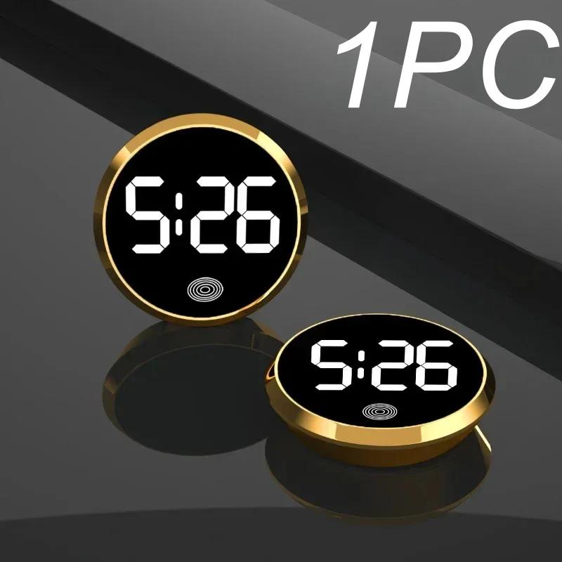 Car Dashboard Clock On Board Clock Mini Luminous Round Car Dashboard On Board Air Vent Clocks Watch Digital Easy To Read