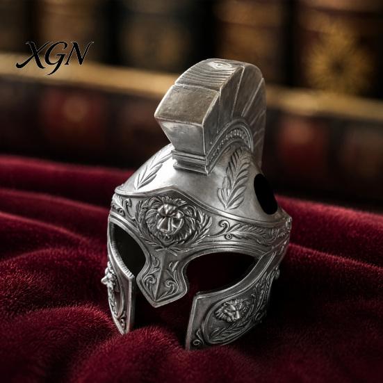 Roman Centurion Cat Costume Helmet, 3D Printed Warrior Mask, for Halloween Funny Cosplay Mask Pet Party Accessories Outfit