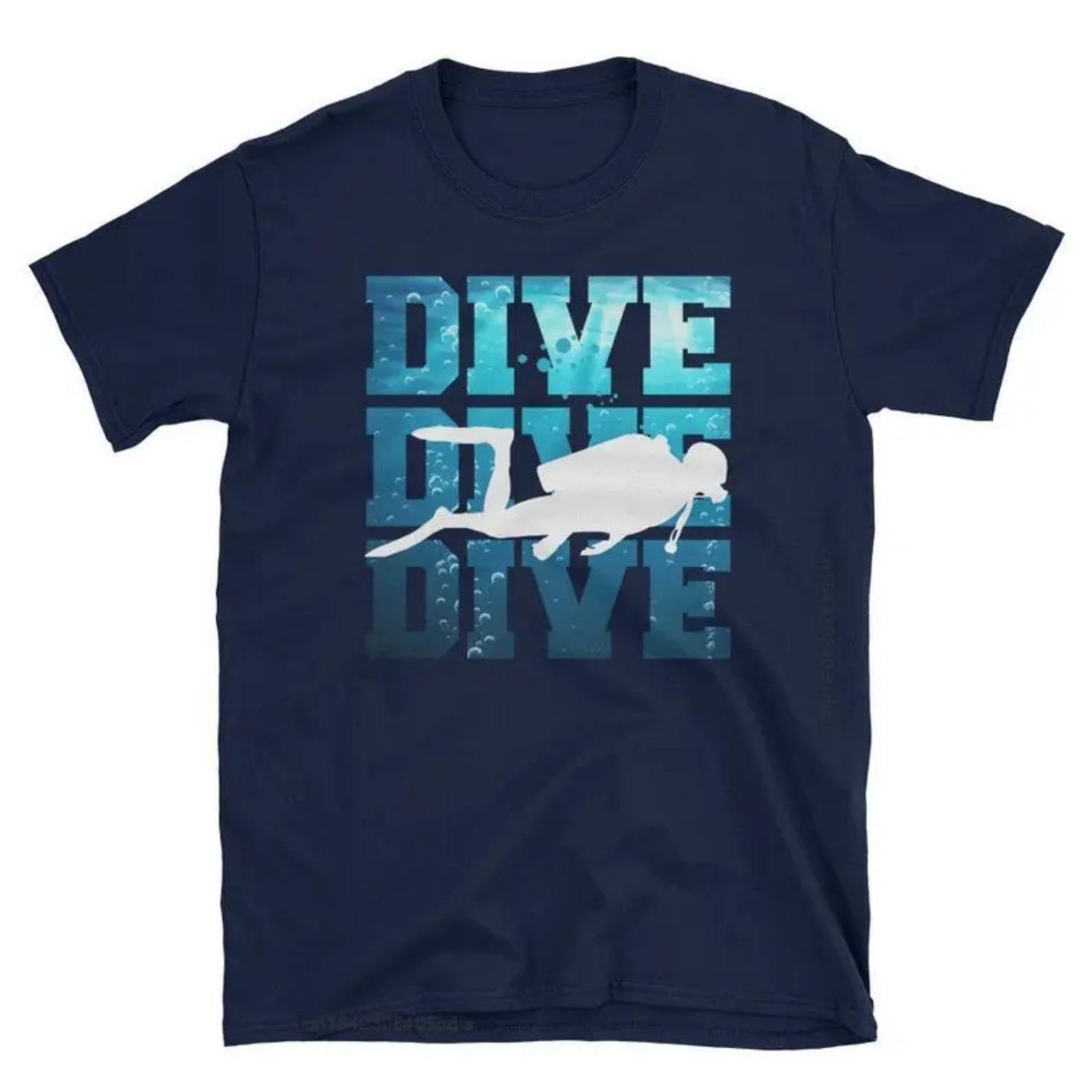 

Scuba Diving T Shirt Scuba Diver Shirt Gift Fashion Men T Shirt Free Shipping Top Tee Custom Any Logo Size Hip Hop T Shirt S чёрный