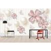 European Jewelry Flower Wallpaper Geometric Ball Background Wall Mural Living Room Bedroom 3d Wallpaper Home Decor