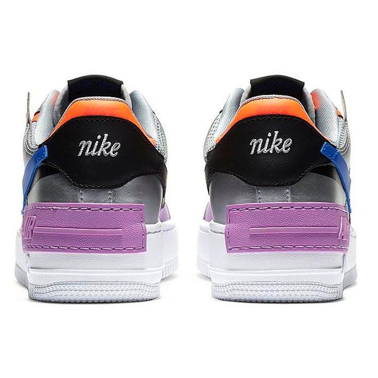Nike Air Force 1 Low Shadow Metallic Silver Damen CW6030-001