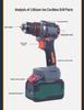 KQ-4815-21 Brushless Rechargeable Handheld Electric Drill with Lithium Battery