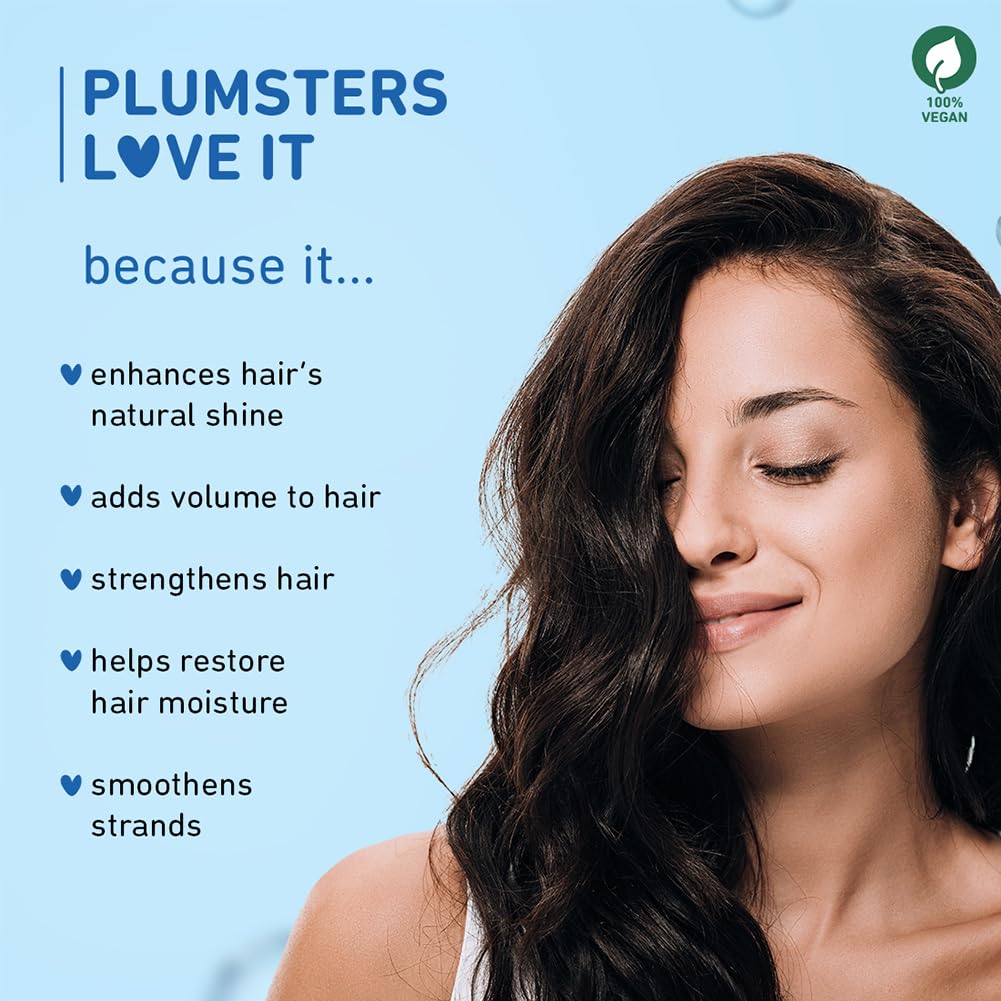 Plum Coconut Shampoo for Dull Hair 500 ml X Pack of 2 | Soft Silky Hair for Women and Men