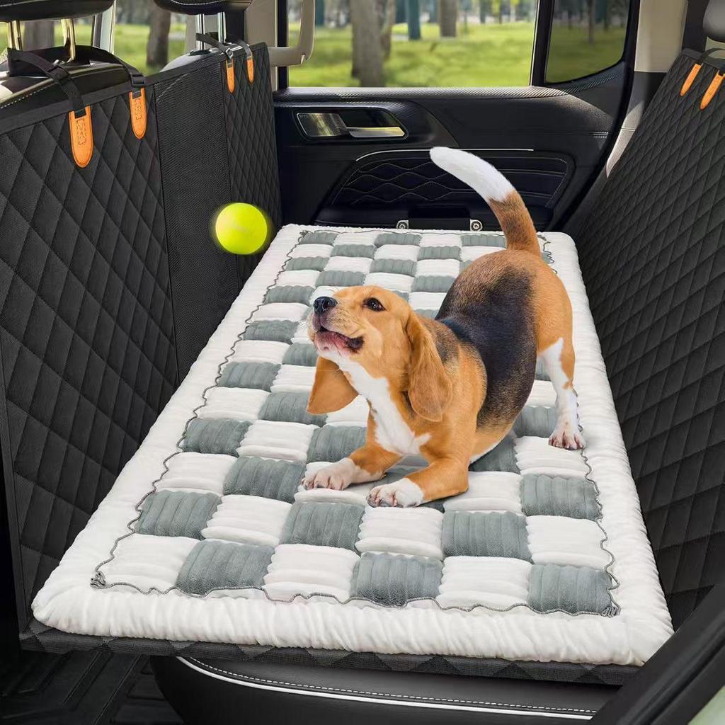 Plush Non-Slip Car Backseat Pet Cushion and Sofa Pad