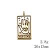 Christmas Decorations Charms For Necklace Friendship Puzzle Game Card Tarot Charms Pendant Home Garden Male Pendant