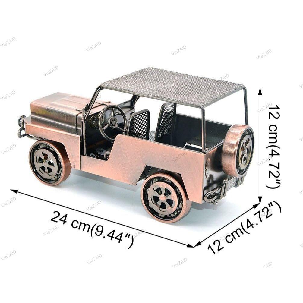 Metal Antique Vintage Car Model Handcrafted Collections Collectible Vehicle Toys for Bar or Home Decor Decoration