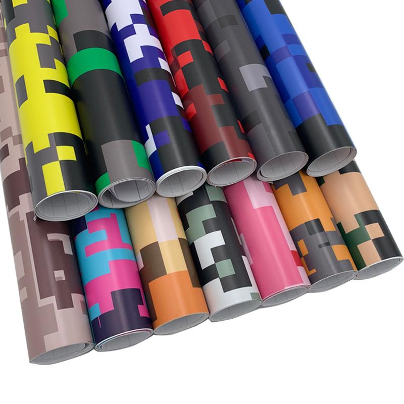 PVC Self-adhesive Digital Camouflage Car Wrap Vinyl Film Roll Sticker Decal Auto Motorcycle Decoration For Console Computer