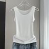Anti-Armpit-Fat Cami Tank Top Ribbed Slim Fit Inner Wear For Suits Versatile Everyday Stretchy Slim Base Layer Soft Fabric Inner And Outer Wear Top