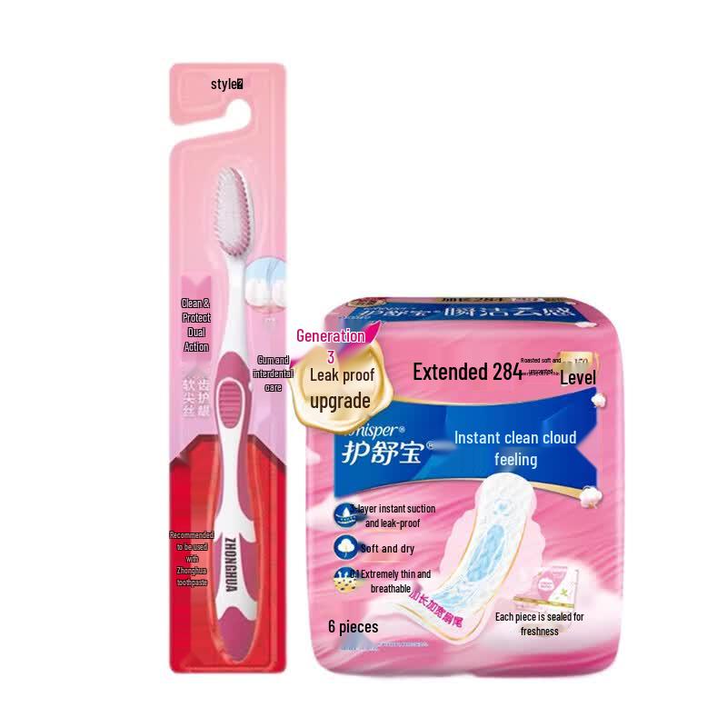 

Zhonghua Dual-Effect Soft Bristle Toothbrush