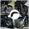 Motorcycle Front Fender Mudguard Cover Gloss Black For Harley Touring Electra Glide Street Road King Glide Ultra 2014-up