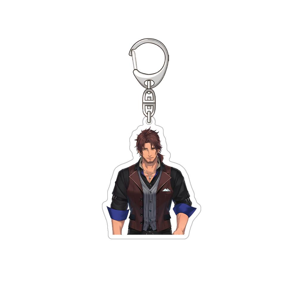 NIJISANJI Shikinagi Akira Genzuki Tojiro KOyanagi Rou Harusaki Air Sister Claire Official Acrylic Keychain Bag Pendant Fans Gift