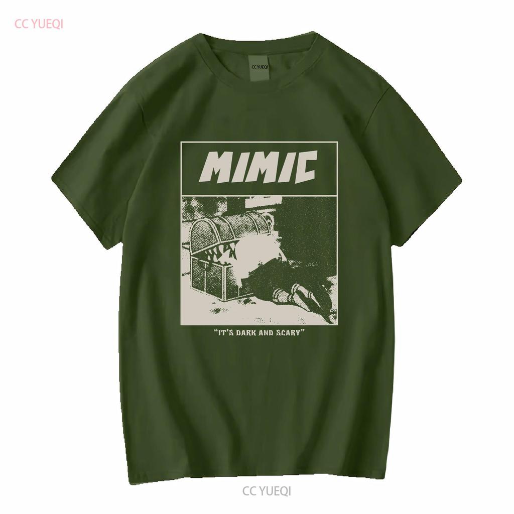 Men T Shirt Mimic Frieren Novelty Pure Cotton  vintage Washed Versatile designer clothes homme Unisex Casual streetwear