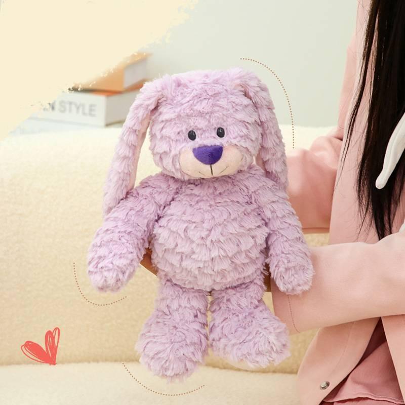 Rabbit Dinosaur Cow Duck Plush Toy Cute Cartoon Girl Holiday Gift Throw Pillow