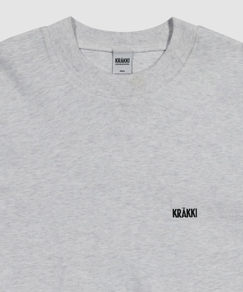 Keulaeki [Women] Basic Logo Tee_M/Gray [Kr265Pwt401]