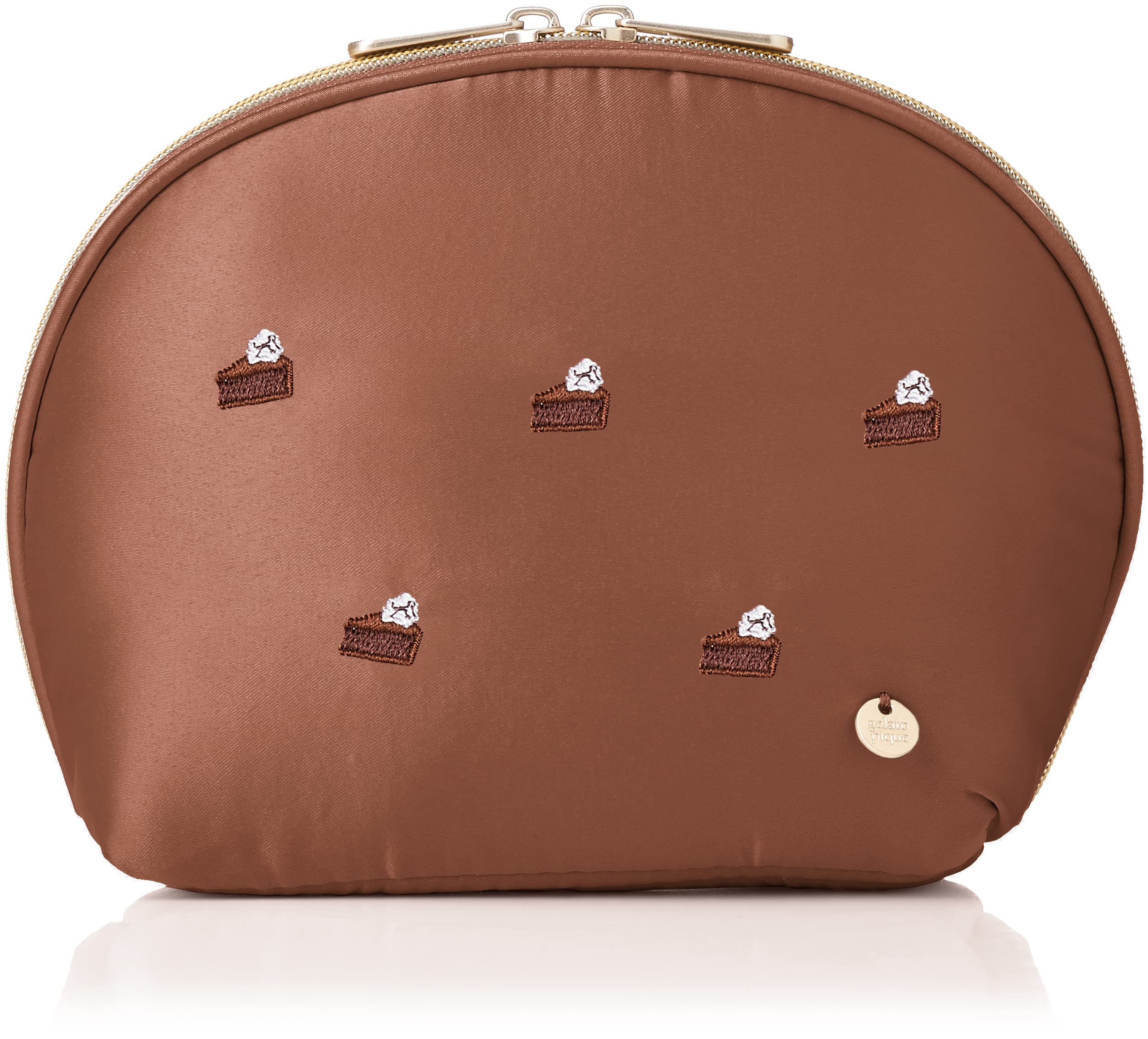 

[gelato pique] Sweets Embroidered Half-Moon Pouch PWGB224623 Women s BRW Free Size