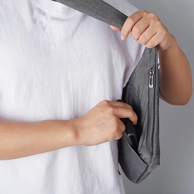 Fashion Men's Chest Bag Crossbody Bag Large Capacity Minimalist Wallets Casual Waterproof Sports Shoulder Bag Outdoor Storage