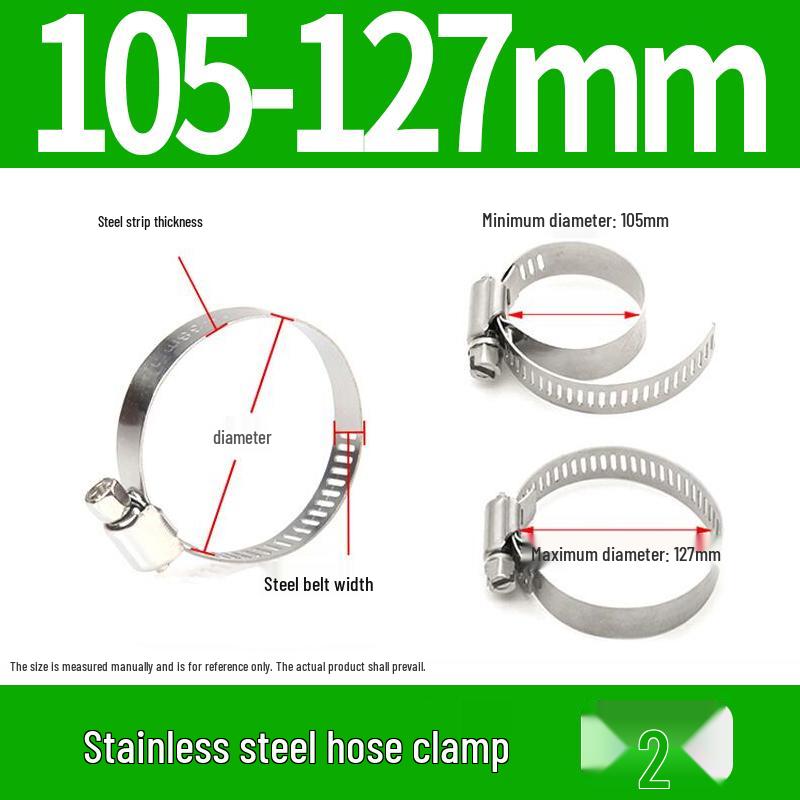 201 Edelstahl Schlauchschelle für Rohre