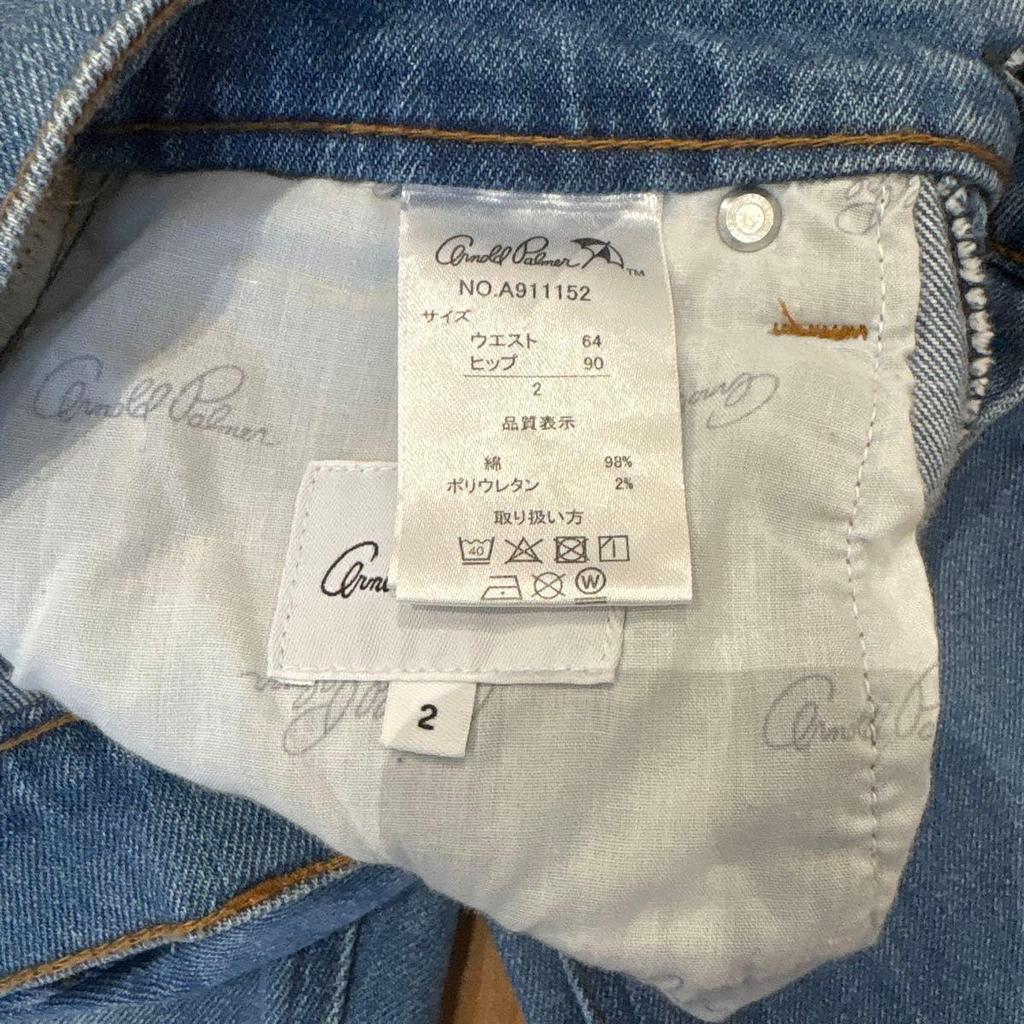 Used Arnold Palmer Arnold Palmer Denim Pants Jeans Light Blue