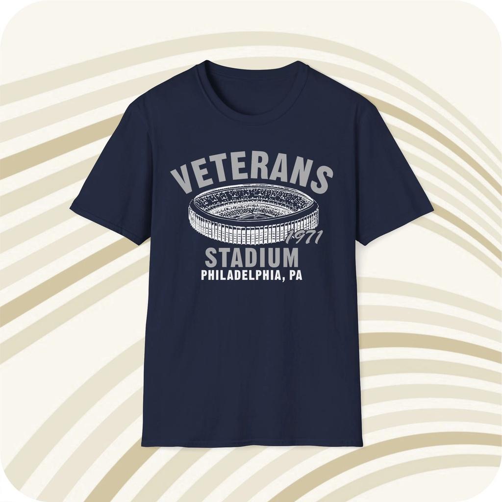 Veterans Stadium 1971 Classic Cut Baseball T Shirt - Philadelphia Phillies