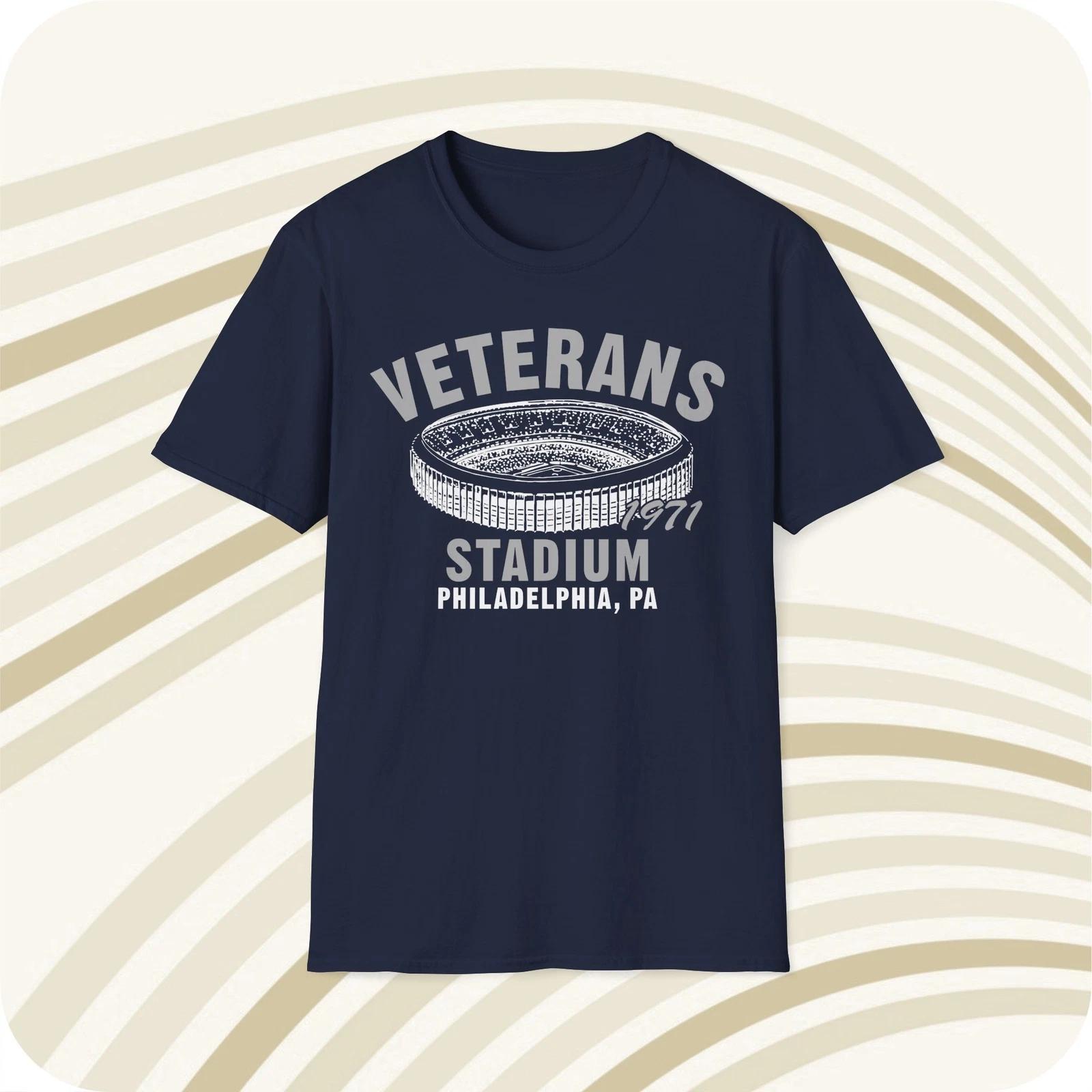 Veterans Stadium 1971 Classic Cut Baseball T shirt - Philadelphia Phillies L
