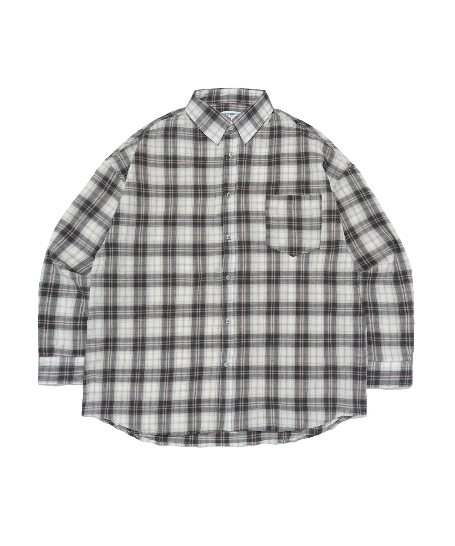 Ader Fits Forest Wrinkle Check Shirt (Khaki) Free